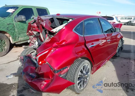 2018 Nissan Sentra Sr from USA, damaged, VIN 3N1AB7AP4JY221484